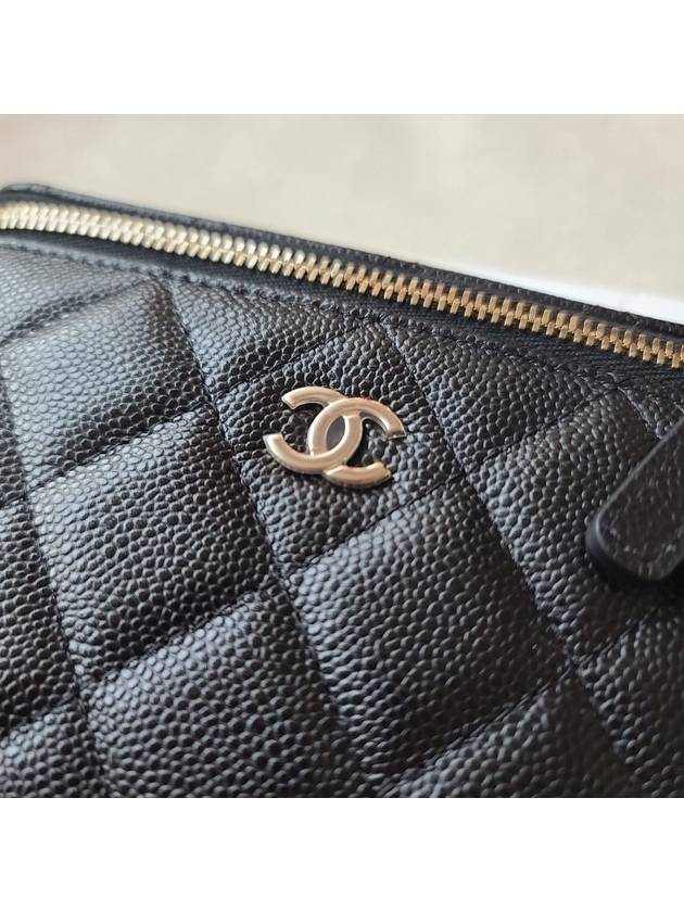 Classic Caviar Vanity Cross Bag Gold Plated Black - CHANEL - BALAAN 9