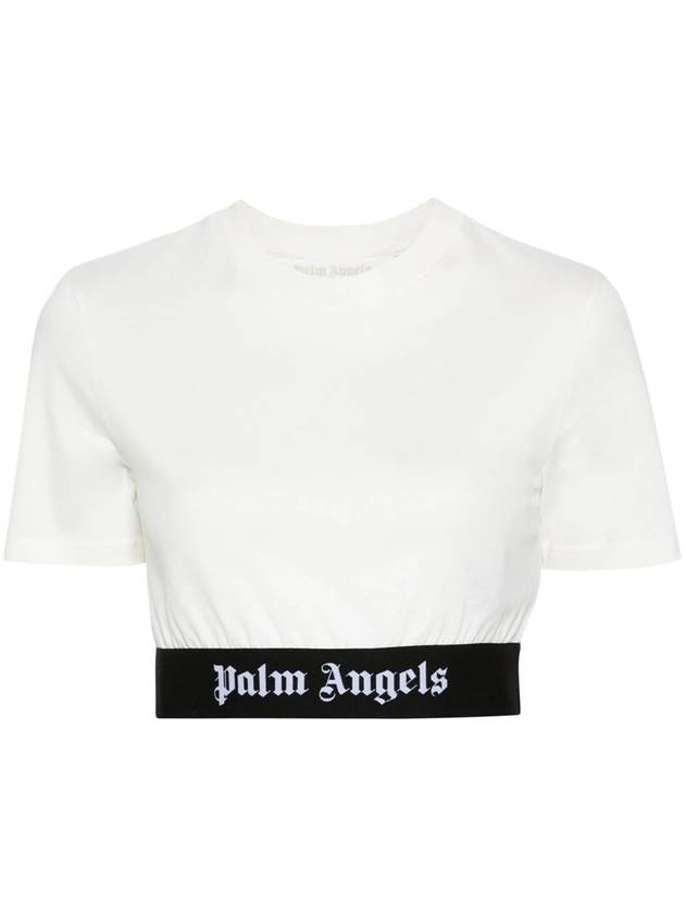 Short Sleeve T-Shirt PWAA051S24JER001 0310 White - PALM ANGELS - BALAAN 2