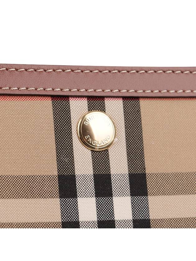 Vintage Check Two-Handle Title Medium Shoulder Bag Beige - BURBERRY - BALAAN 8