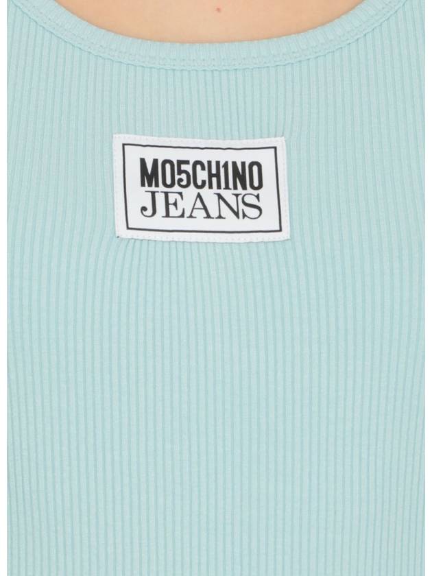 Top 08123759 0332 Gnawed Blue - MOSCHINO - BALAAN 6