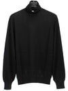 Cashmere Silk Mock Neck Knit Top Black - BRUNELLO CUCINELLI - BALAAN 2