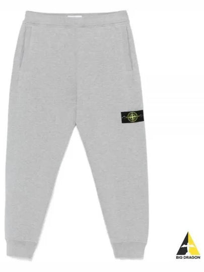 Signature Wappen Patch Cotton Baggy Pants Grey - STONE ISLAND - BALAAN 2