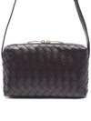 Intrecciato Leather Mini Cross Bag Brown - BOTTEGA VENETA - BALAAN 2