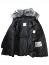 Women's Aphroti Silver Fox Fur Down Long Padding Black - MONCLER - BALAAN 10