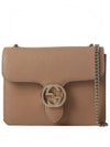 Interlocking GG Chain Small Cross Bag Beige - GUCCI - BALAAN 2