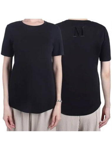 S Women Tubo Short Sleeve T Shirt Black 010 1120490 - MAX MARA - BALAAN 1