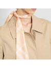 Check Skinny Silk Scarf Pink - BURBERRY - BALAAN 5