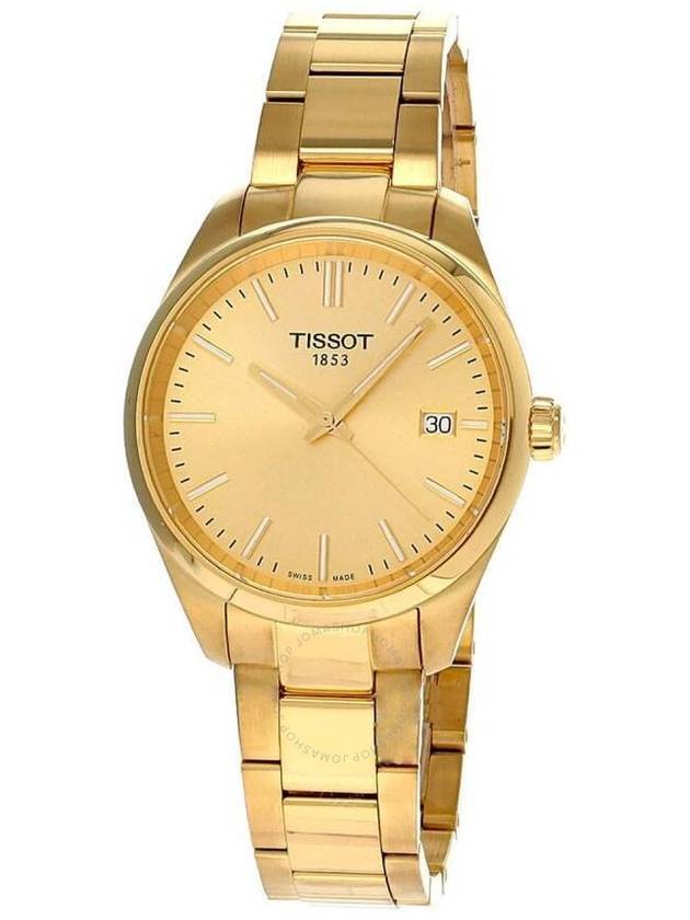 Tissot PR 100 Quartz Champagne Dial Ladies Watch T1502103302100 - TISSOT - BALAAN 1