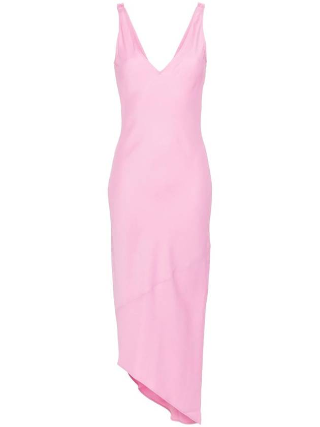 J.W. Anderson V-Neck Crepe Midi Dress - JW ANDERSON - BALAAN 1