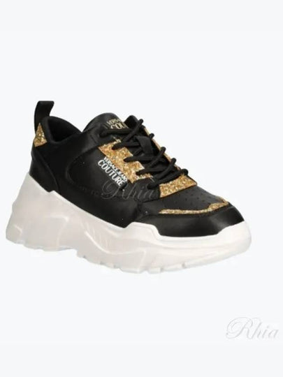 Speed Track Low Top Sneakers Black - VERSACE - BALAAN 2