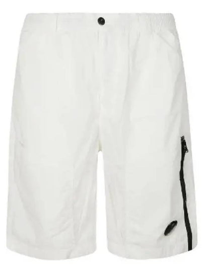 50 Fili Stretch Shorts White - CP COMPANY - BALAAN 2