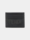 Stamp Logo Card Wallet Black - FENDI - BALAAN 2