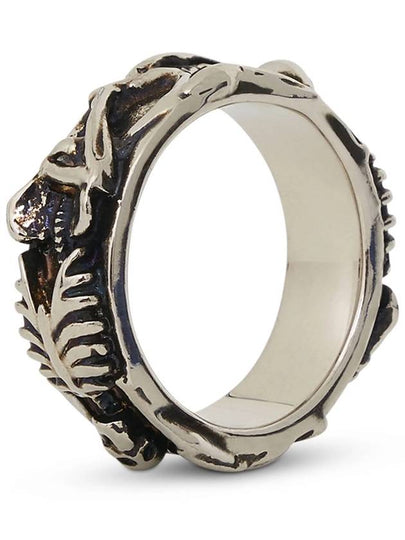 Men's Dancing Skull Ring Silver - ALEXANDER MCQUEEN - BALAAN 2