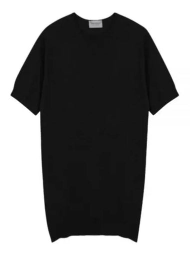 24 Belden Black short sleeve knit - JOHN SMEDLEY - BALAAN 1