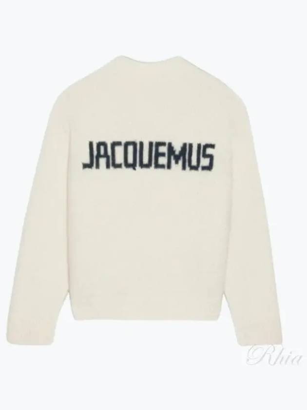 La Maille Pavane Knit Top Offwhite - JACQUEMUS - BALAAN 2