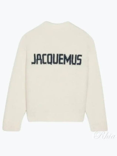 La Maille Pavane Knit Top Offwhite - JACQUEMUS - BALAAN 2