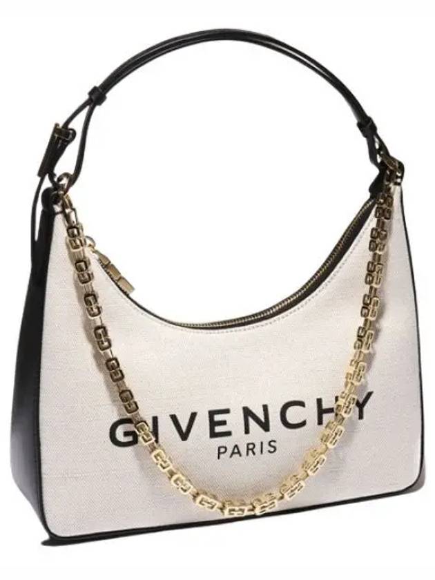 Moon cutout chain canvas bag small women s shoulder - GIVENCHY - BALAAN 1