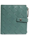 Large Intrecciato Halfwallet Mint - BOTTEGA VENETA - BALAAN.