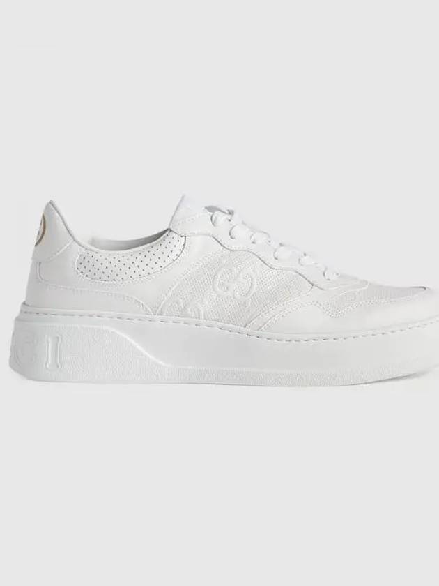 GG Emboss Low Top Sneakers White - GUCCI - BALAAN 2