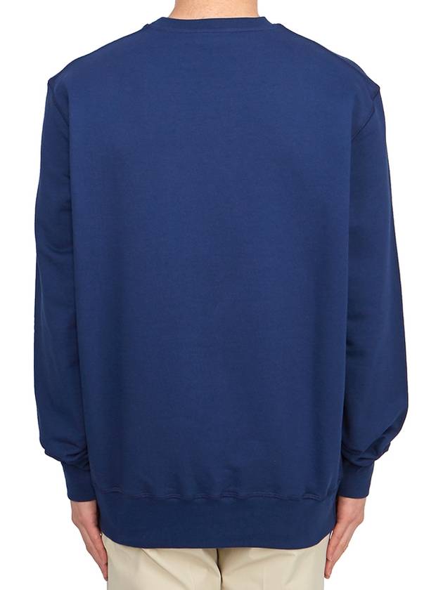 Graffiti Logo Sweatshirt Blue - ALEXANDER MCQUEEN - BALAAN 5