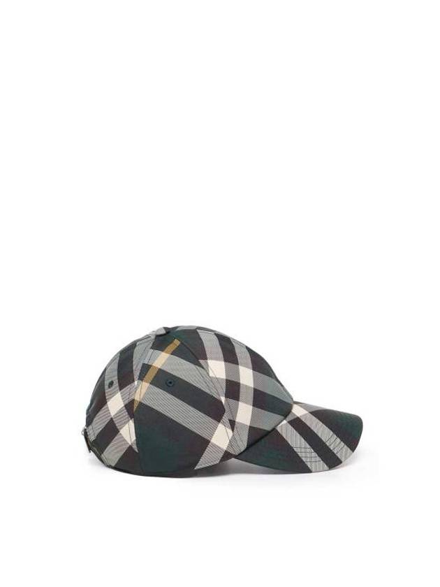 Check pattern ball cap green - BURBERRY - BALAAN 4