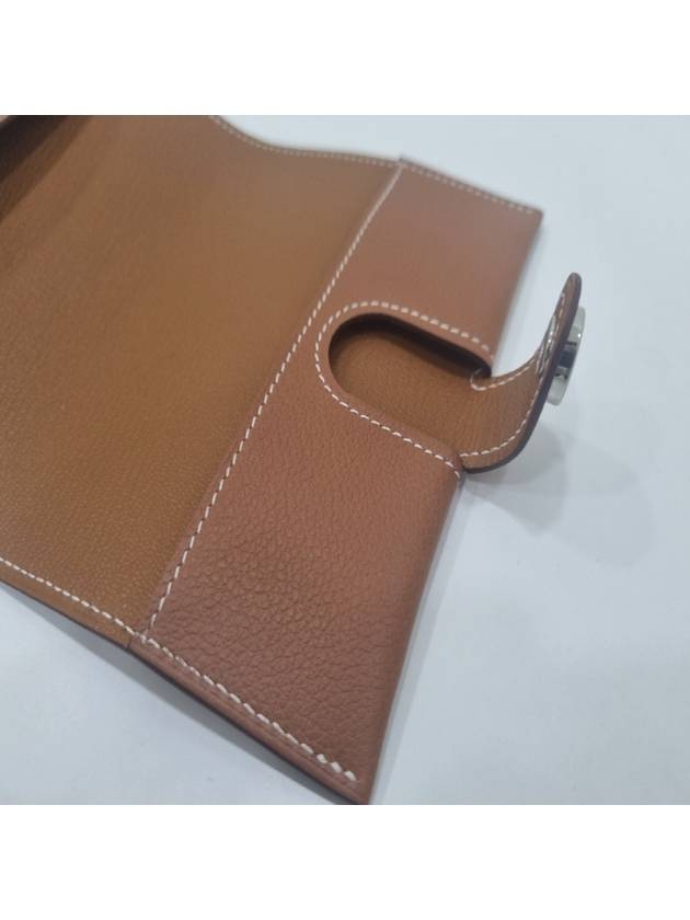 R.M.S Passport Holder Evercolor & Palladium Gold - HERMES - BALAAN 5