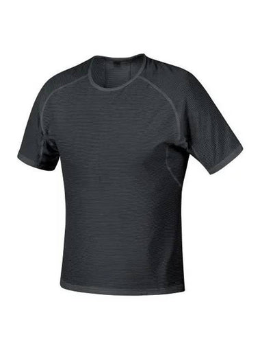 GOREWEAR M Base Layer Mesh T Shirt Black Men s Short Sleeve - GOGORR - BALAAN 1