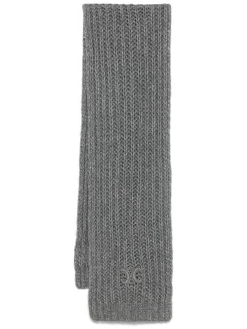 Triomphe Embroidered Muffler Grey - CELINE - BALAAN 1