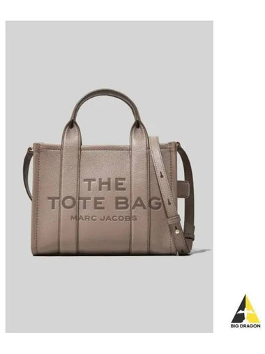 The Leather Medium Tote Bag Cement MBBAA22012GYX - MARC JACOBS - BALAAN 1