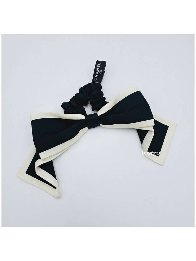 Hair Chouchou Gopchang Band Ribbon Black AA7530 - CHANEL - BALAAN 2