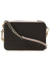 Jet Set Medium Camera Cross Bag Brown - MICHAEL KORS - BALAAN 4