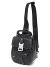 Gallop Grained Calfskin Sling Cross Bag Black - DIOR - BALAAN 2