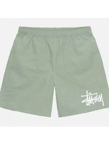 113156N GREEN Big Basic Water Shorts - STUSSY - BALAAN 1