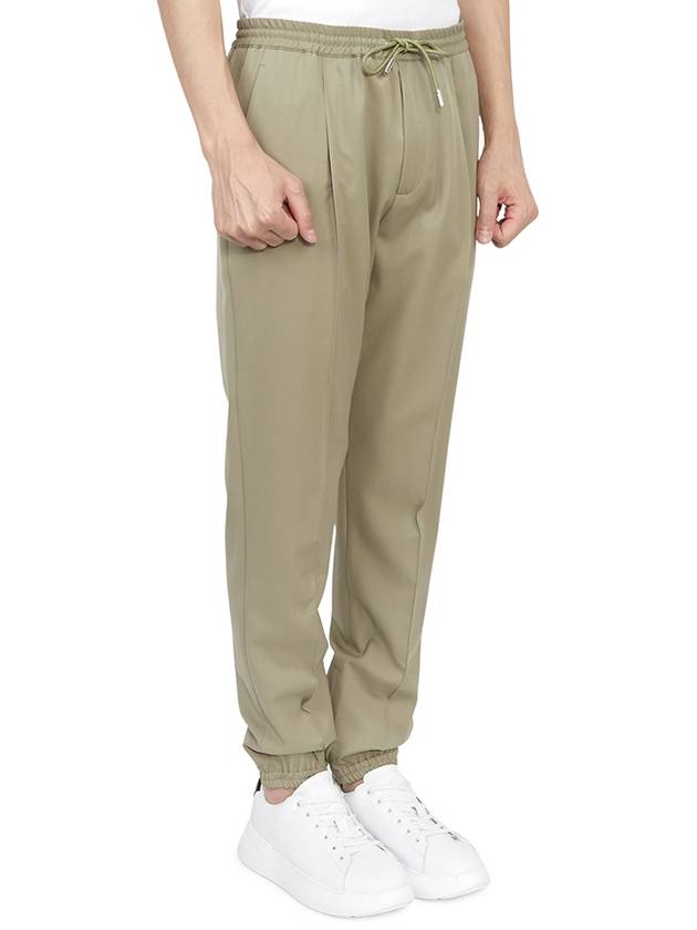 Wool Twill Track Pants Khaki - DIOR - BALAAN 4