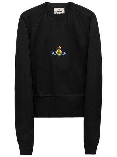 ORB Embroidered Logo Sweatshirt Black - VIVIENNE WESTWOOD - BALAAN 2