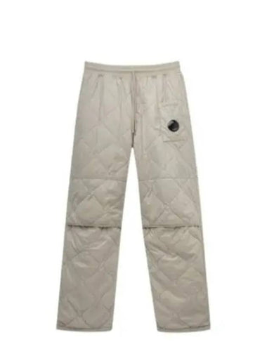 CP Company Diagonal Raised Fleece Mixed Quilted Sweatpants 17CMSP183A 005835M 327 - CP COMPANY - BALAAN 1