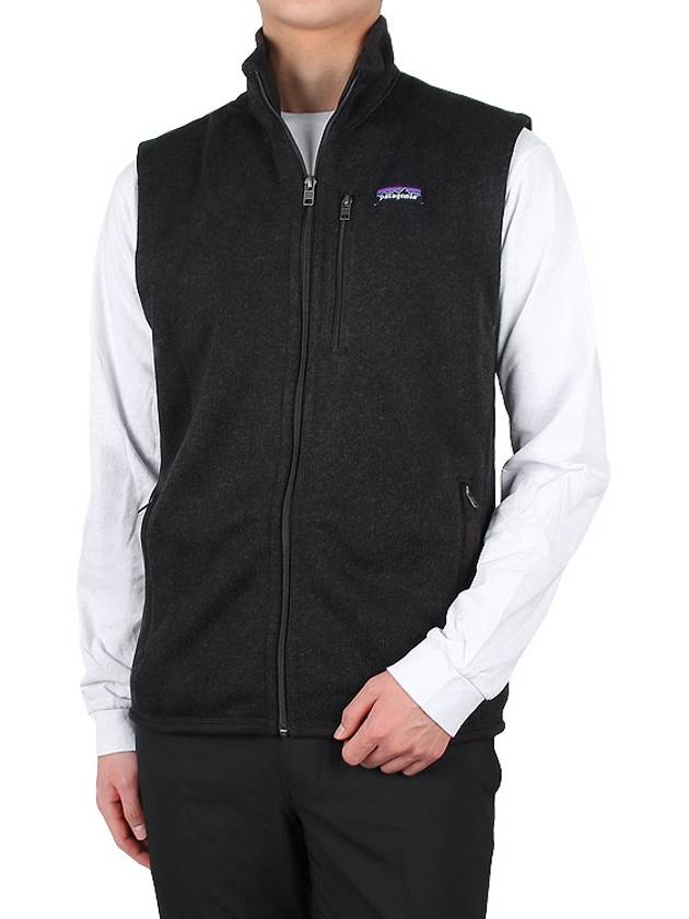 Men's Better Fleece Vest Black - PATAGONIA - 3