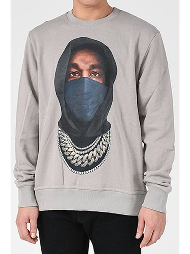 NUW21253 Mask Hooded T shirt Wim Gray 655 - IH NOM UH NIT - BALAAN 2