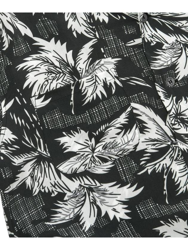 Hawaiian Floral Short Sleeve Shirt Black - ROLLING STUDIOS - BALAAN 6