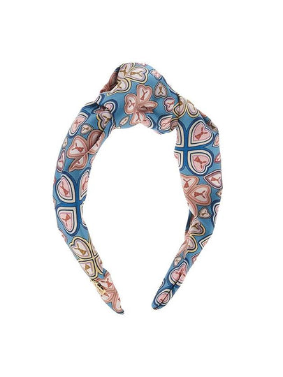 Silk Pegasus Hairband Blue - ETRO - BALAAN 2