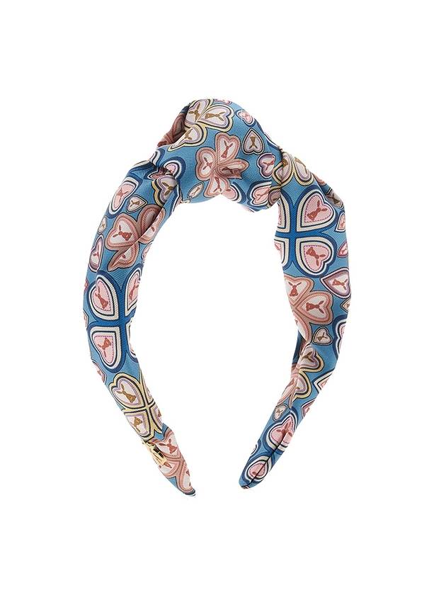 Silk Pegasus Hairband Blue - ETRO - BALAAN 1