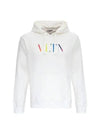 Rainbow Logo Hoodie White - VALENTINO - BALAAN 1