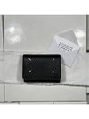 Stitch Leather Tri-Fold Half Wallet Black - MAISON MARGIELA - BALAAN 3