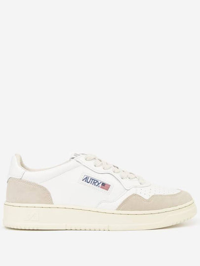 Medalist Suede Low Top Sneakers White - AUTRY - BALAAN 2