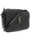 Roux Quilted Cross Bag Black - SAINT LAURENT - BALAAN 4