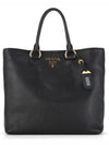 Vitello Phoenix Tote Bag Black - PRADA - BALAAN 3