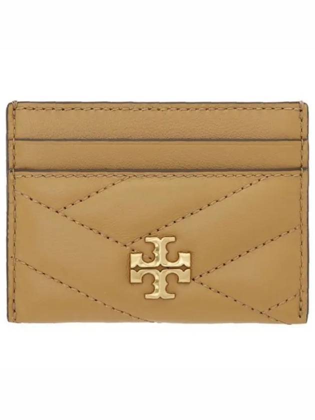 Kira Chevron Logo Card Wallet Brown - TORY BURCH - BALAAN 1