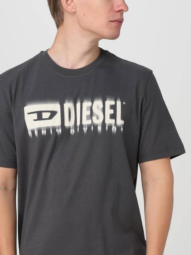 T-shirt Diesel in cotone con logo - DIESEL - BALAAN 4