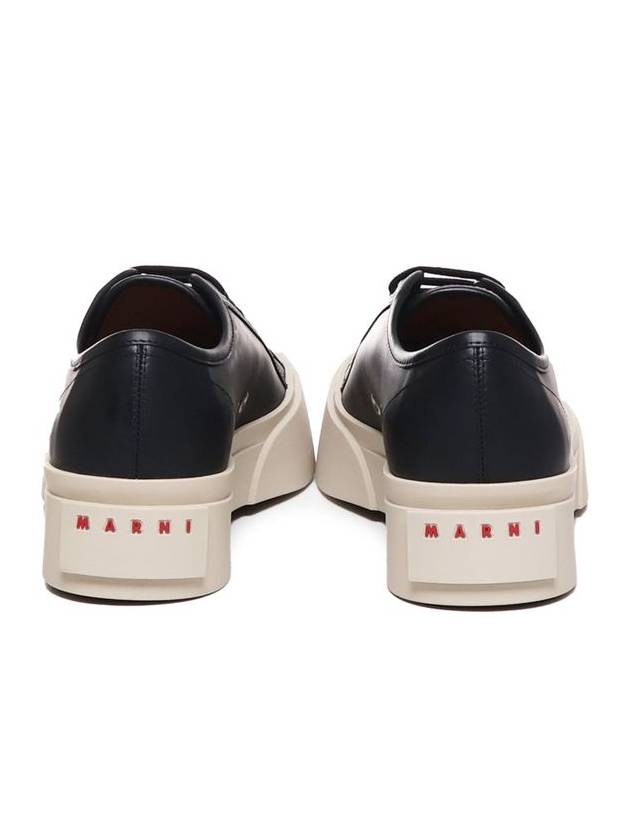 Pablo Platform Nappa Leather Low Top Sneakers Black - MARNI - BALAAN 4