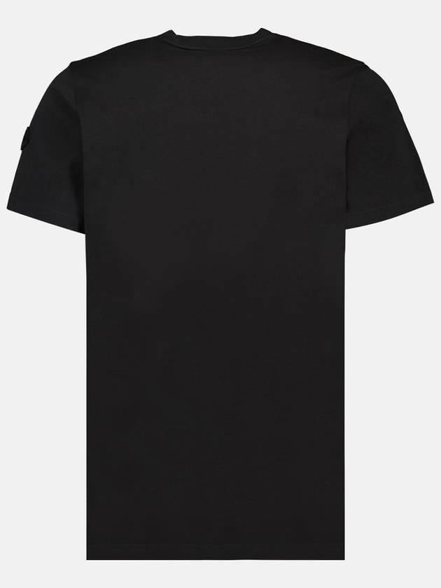 Printed Short Sleeve T-Shirt Black - MONCLER - BALAAN 3